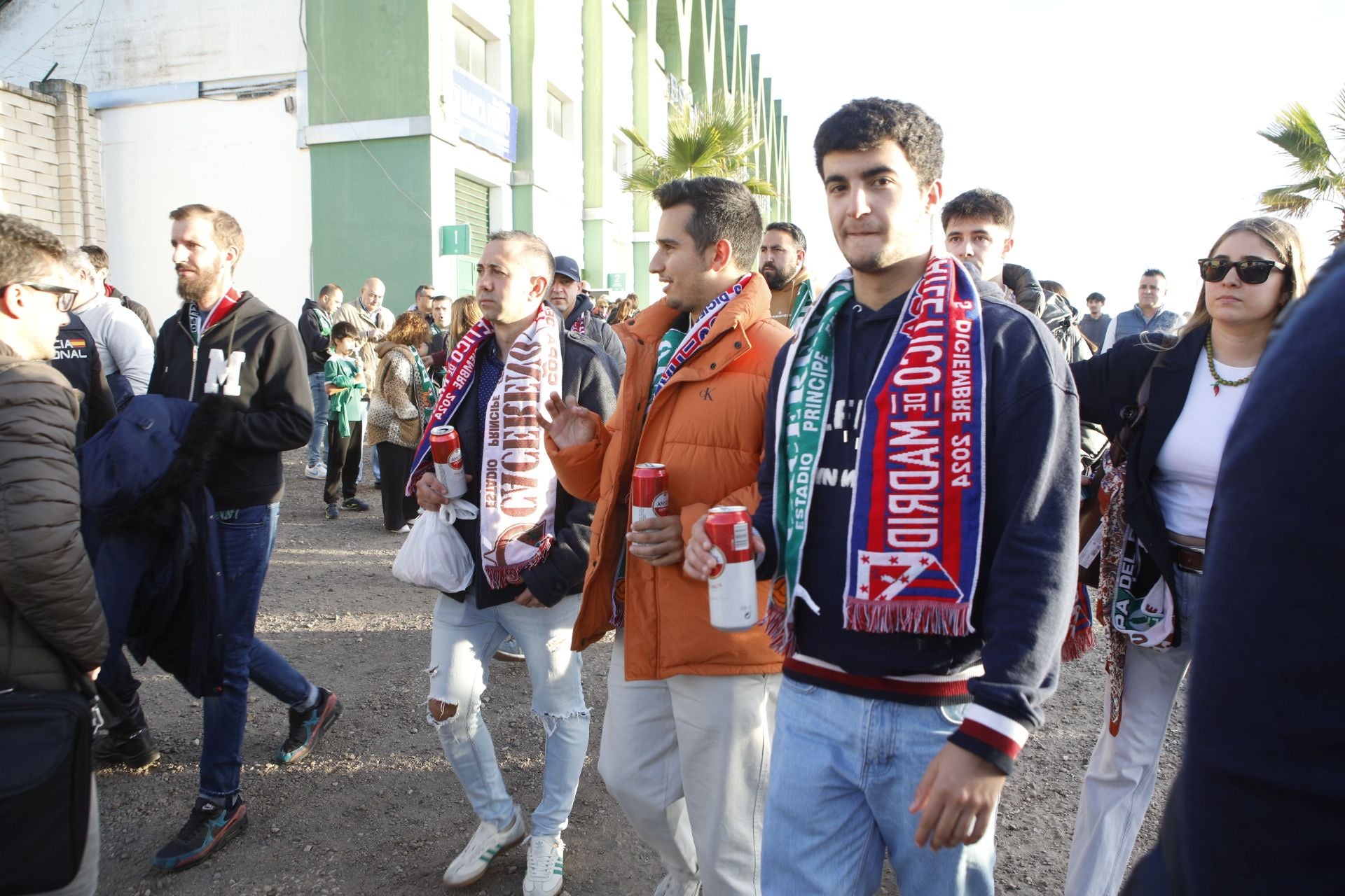 Fotos | Fiesta en Cáceres para recibir al Atlético de Madrid