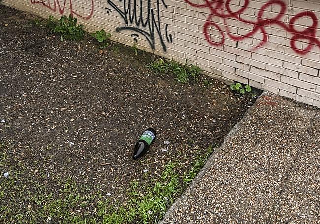 Detalle de una 'litrona'.