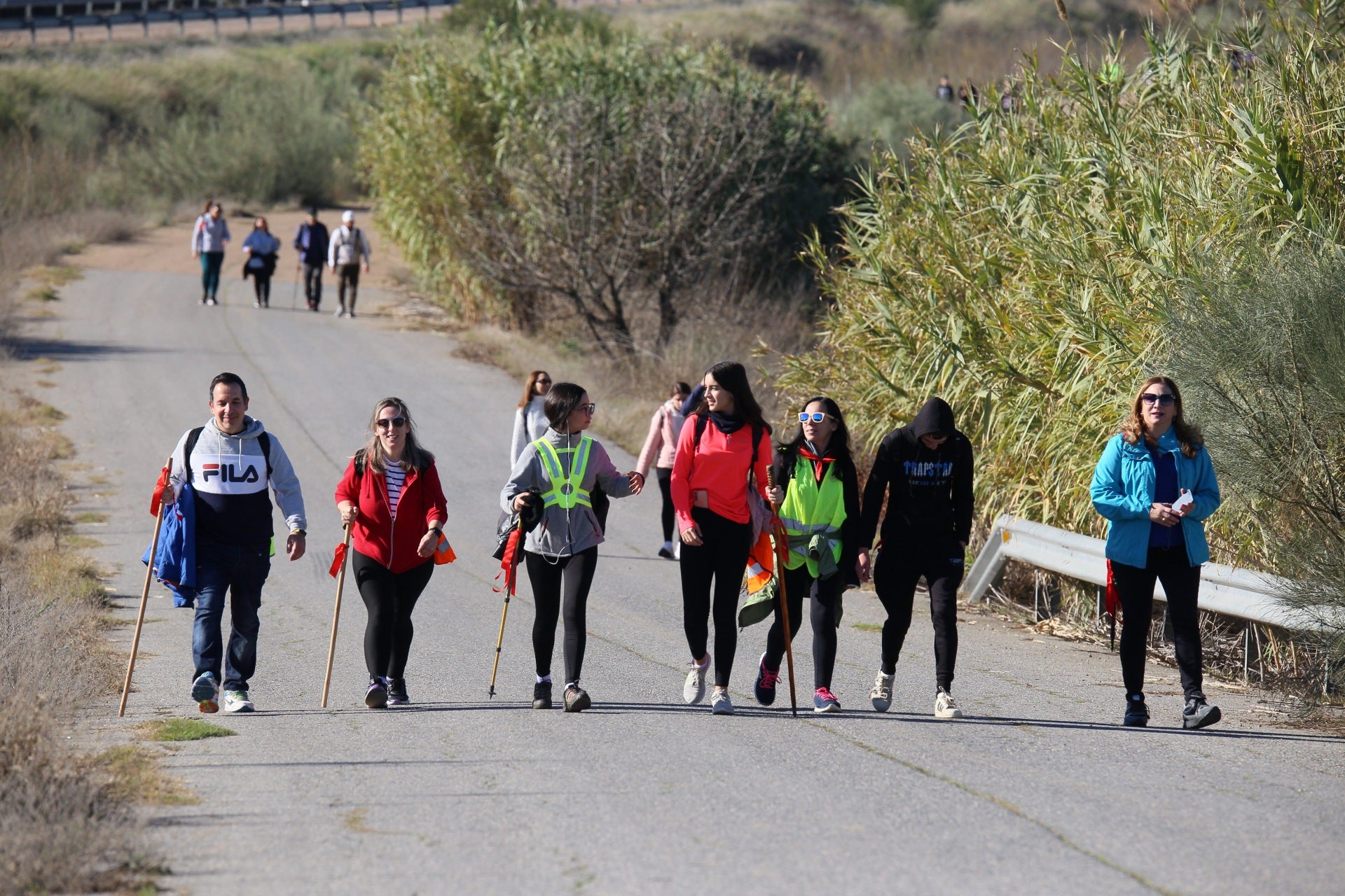 Los fieles de la mártir recorren los 20 kilómetros hasta Perales