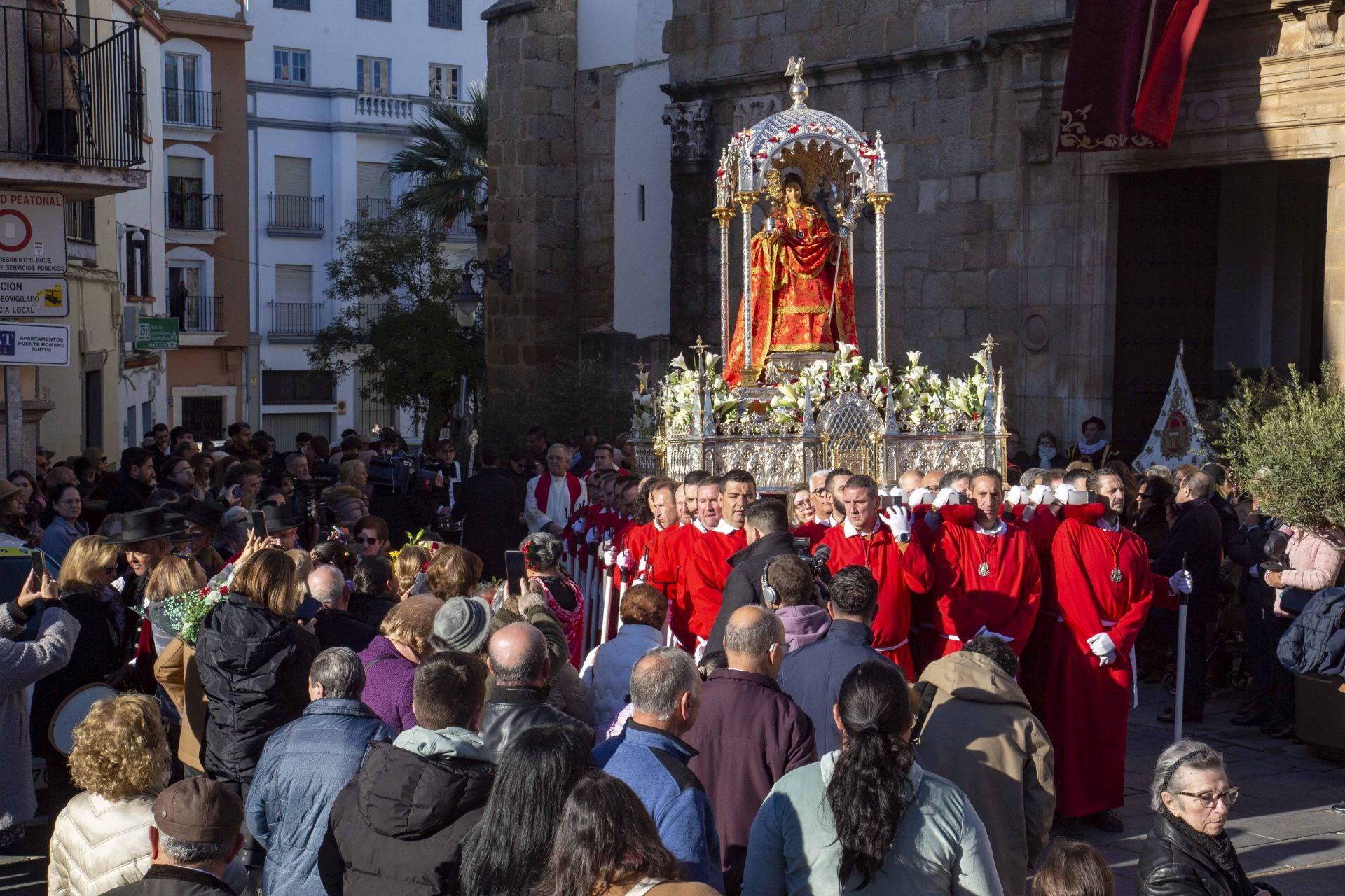 Así ha sido la procesión de la mártir Santa Eulalia en Mérida