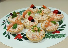 Un aperitivo muy sencillo para estas Navidades
