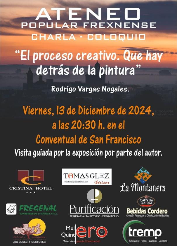 El Ateneo acoge la charla-coloquio 'El proceso creativo. Qué hay detrás de la pintura'