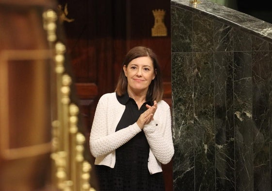 Maribel García, en el Congreso de los Diputados.