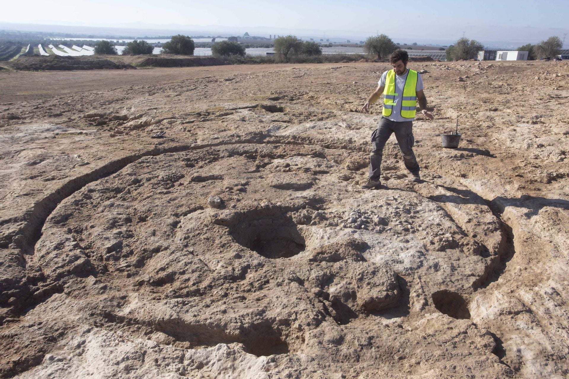 Los trabajos de excavación en Cortijo Lobato, en imágenes