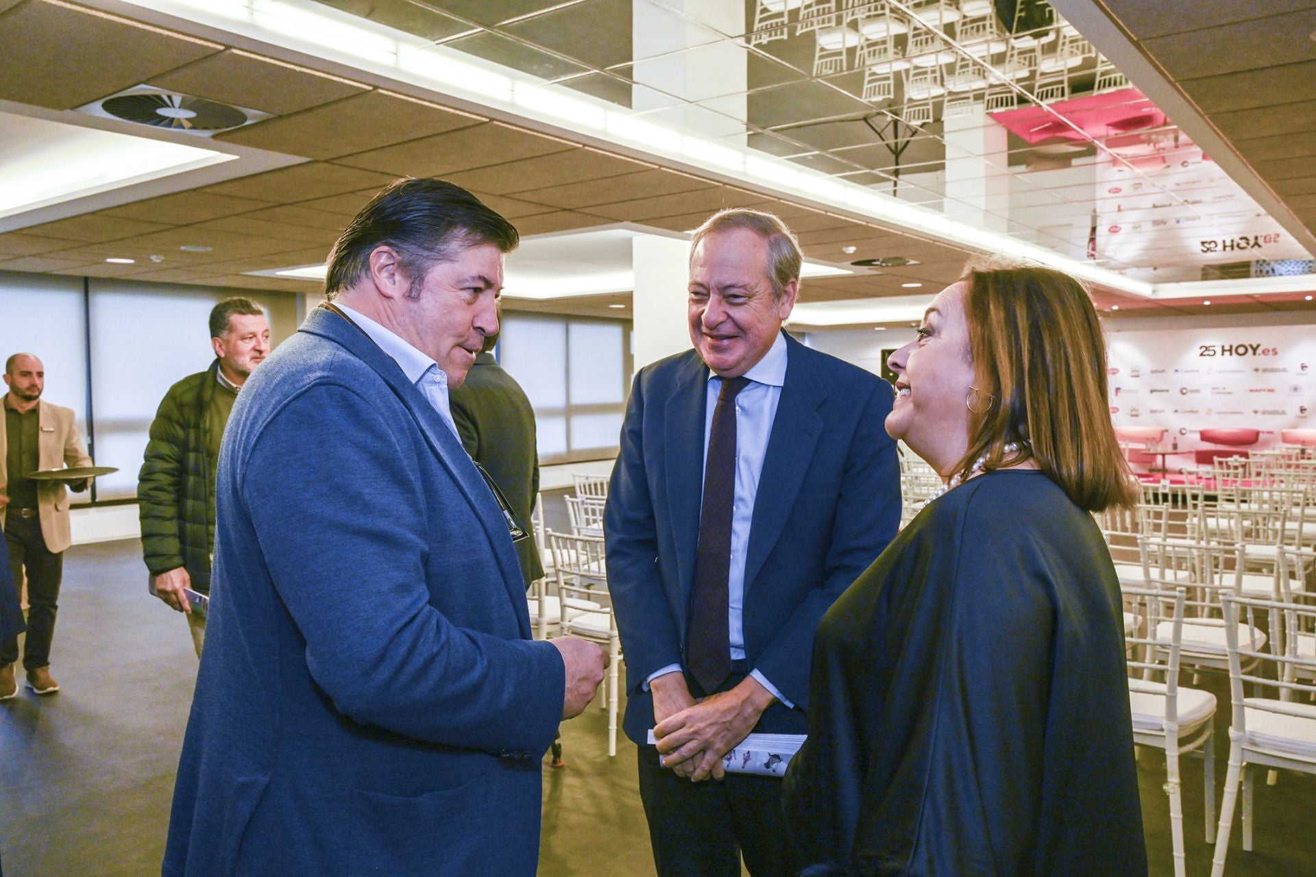 Javier Bravo, Álvaro Rodríguez y Mar Domínguez.