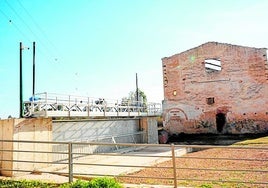 Cámara de seguridad instalada en el molino de los Moscoso.