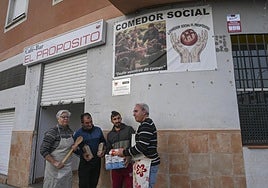 El comedor de la avenida Padre Tacoronte.