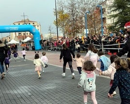 Carrera de Navidad en Coria.