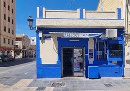 El acertante del primer premio de la Bonoloto de este jueves selló su boleto en este despacho receptor de Valencia.