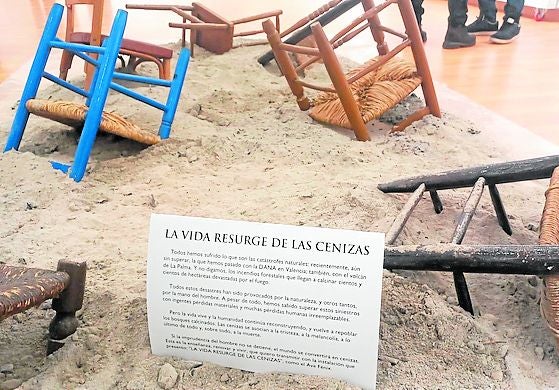 Exposición en torno al fuego en Malpartida de Cáceres.