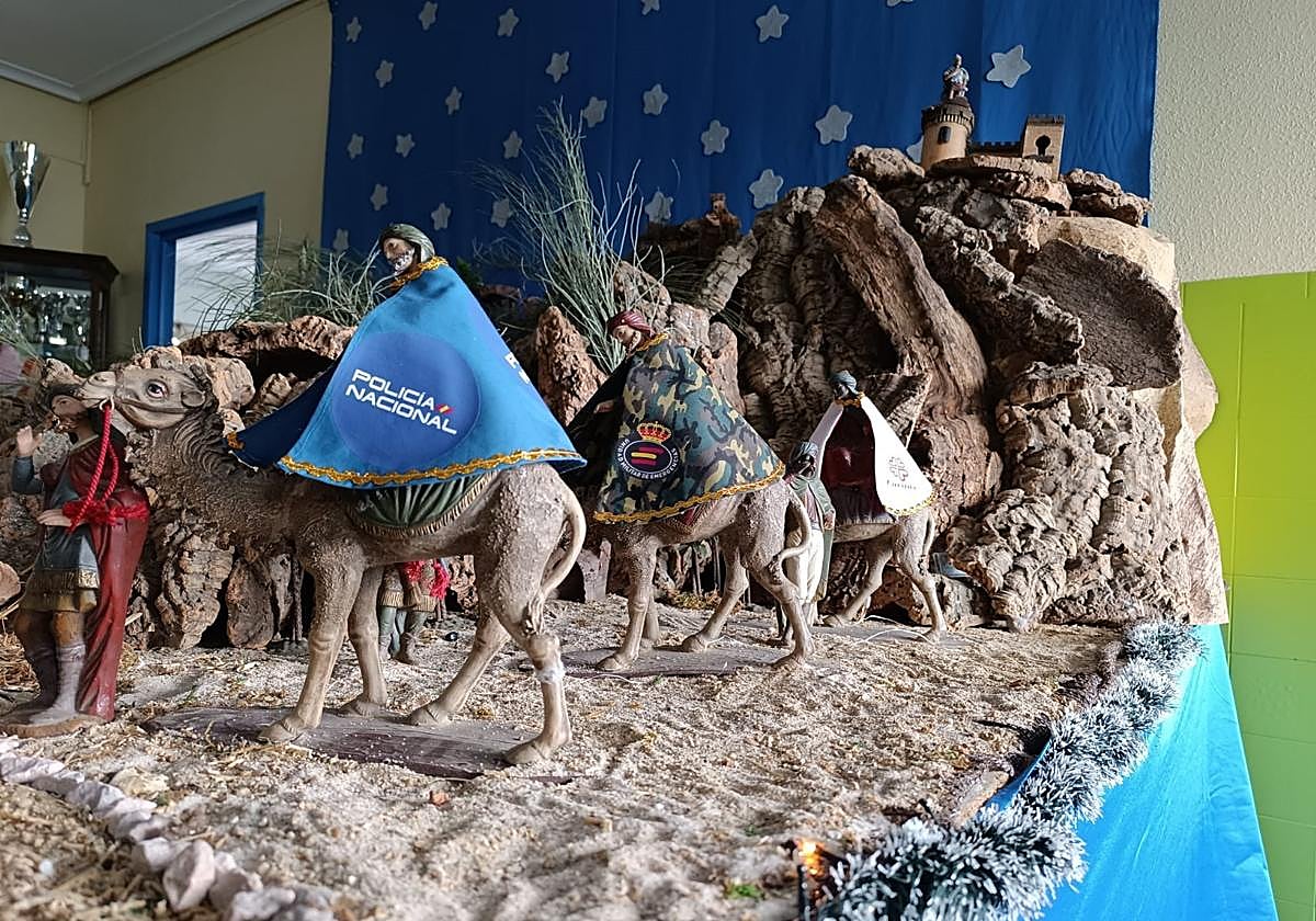 Los Reyes Magos representan a las instituciones que han ayudado a los damnificados por el temporal.