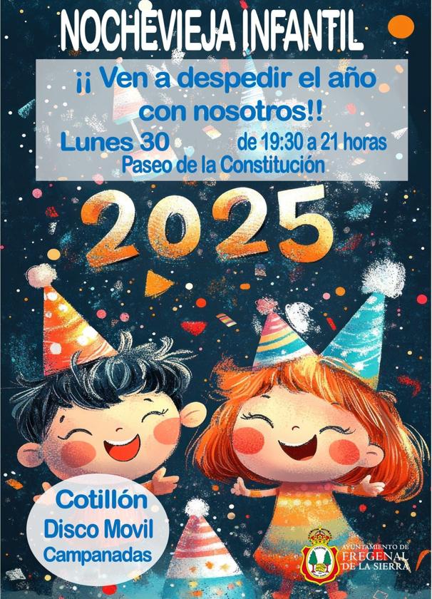 Fregenal organiza una Nochevieja Infantil