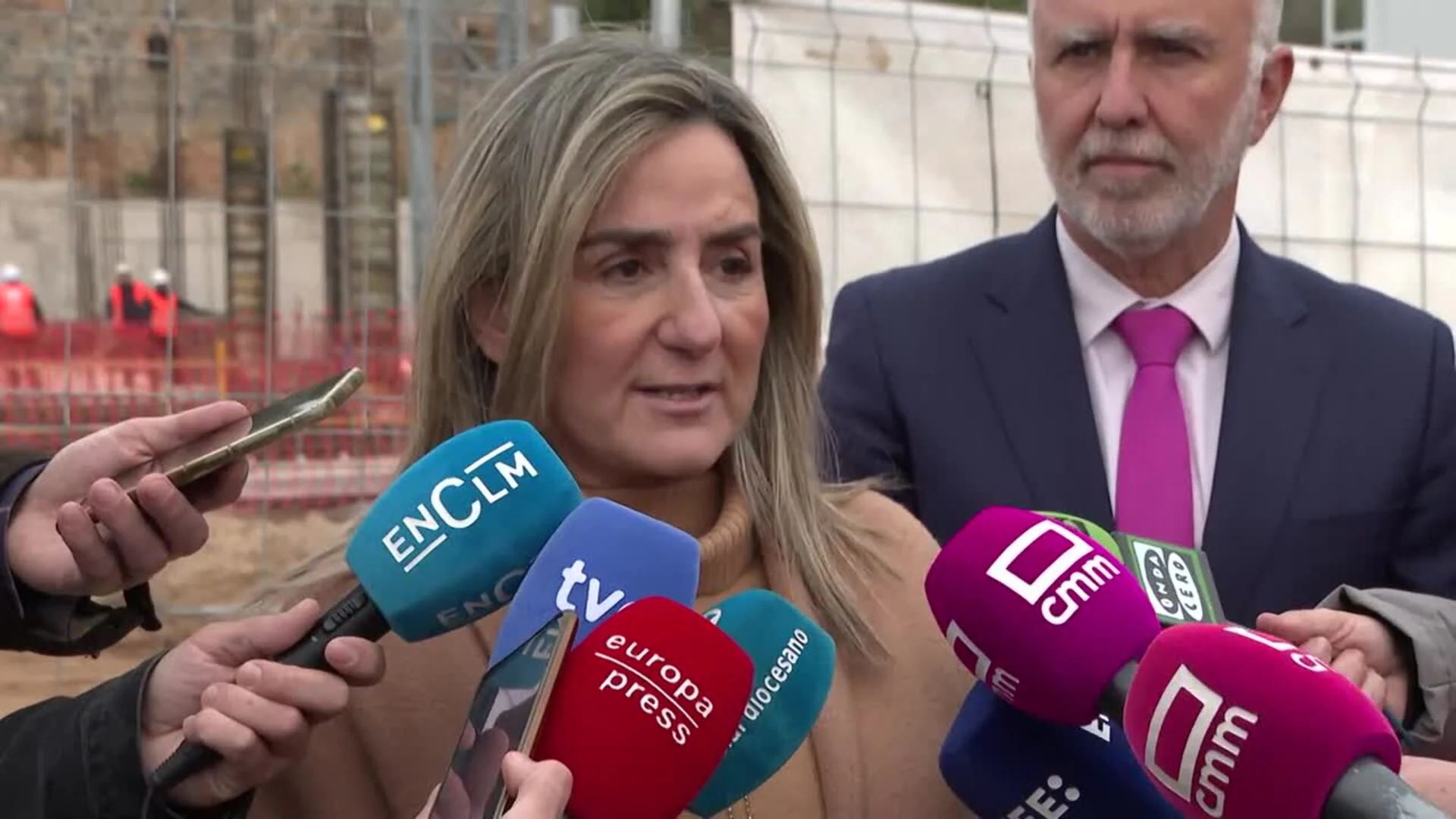 Torres y Tolón visitan las obras del Instituto de Medicina Legal de Toledo