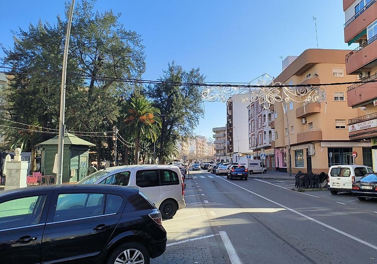 Avenida de la Paz, una de las zonas más conflictivas