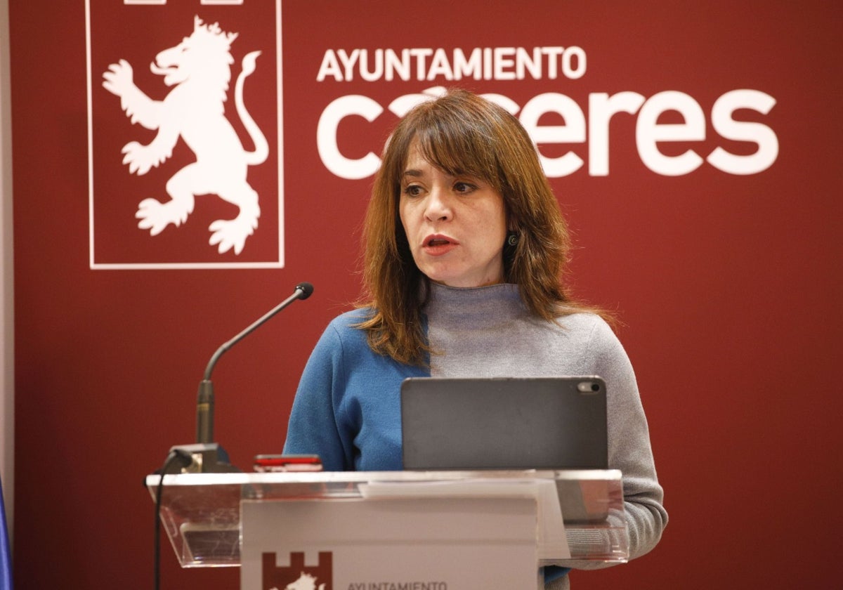 La portavoz municipal del PSOE, Belén Fernández, en una imagen de archivo.