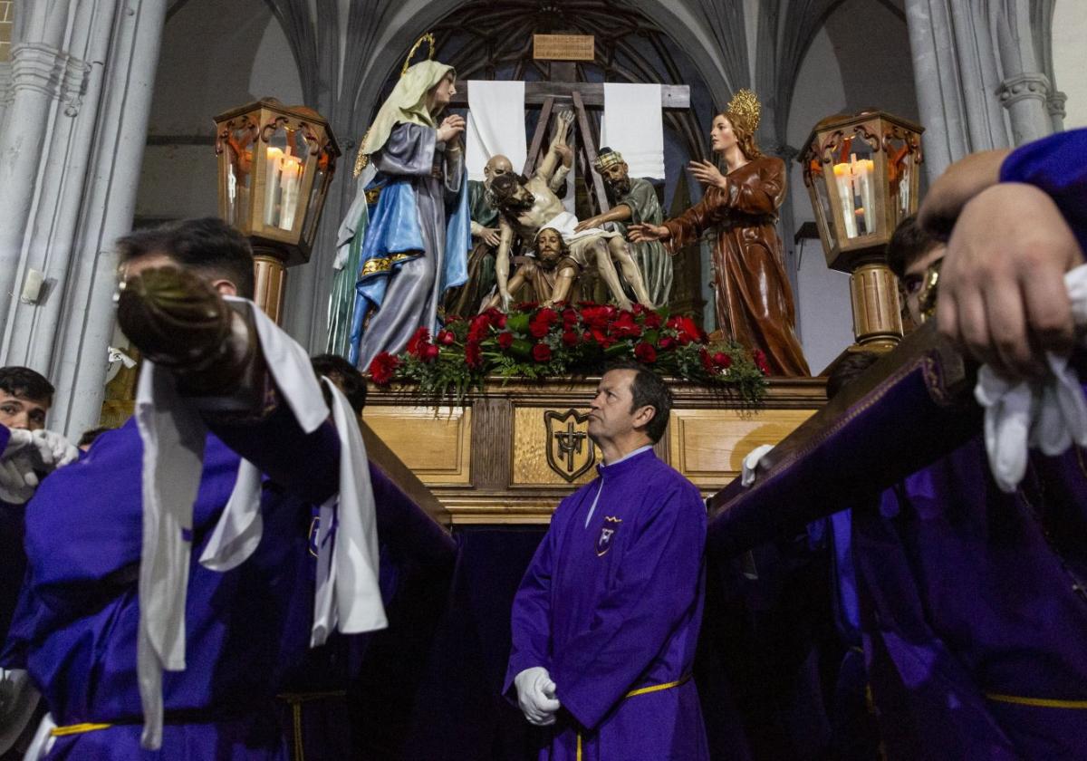 Un momento de la salida ‘frustrada’ de la pasada Semana Santa.