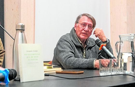 Joaquín Araujo presentó su libro de aforismos '999 sugerencias que me hizo la natura'. 