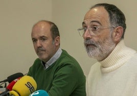 Antonio Marín, del Cemart, y Francisco Palomino, secretario general de Cultura.