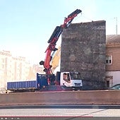 Comienzan las demoliciones por la obra en la A-5 que afectará al viaje entre Madrid y Extremadura