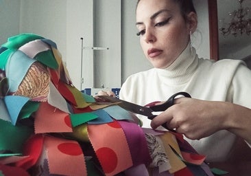 La diseñadora Emma Prieto se inspira en el Jarramplas para su próximo modelo