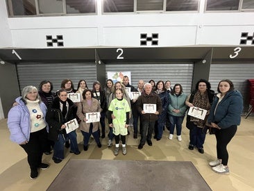 La asociación 'Los Santos Empresarial' entrega los premios del concurso de decoración de calles de Navidad