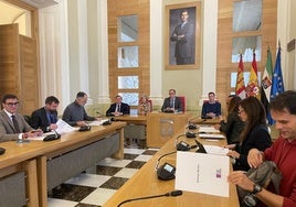 Primera reunión del consejo rector de Cáceres 2031.