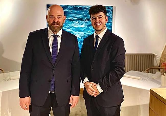 El sumiller Juan Luis García es una persona muy importante para él.