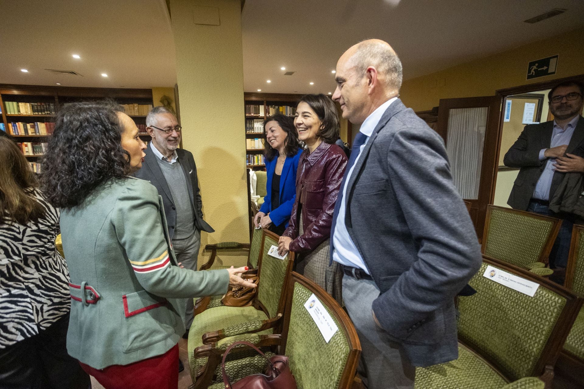En el acto estuvo presente la presidenta del Tribunal Superior de Justicia de Extremadura, María Félix Tena 