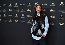 Carolina Yuste asistió el lunes al encuentro de Nominados de la 39 edición de los Premios Goya que organiza la Academia de Cine.