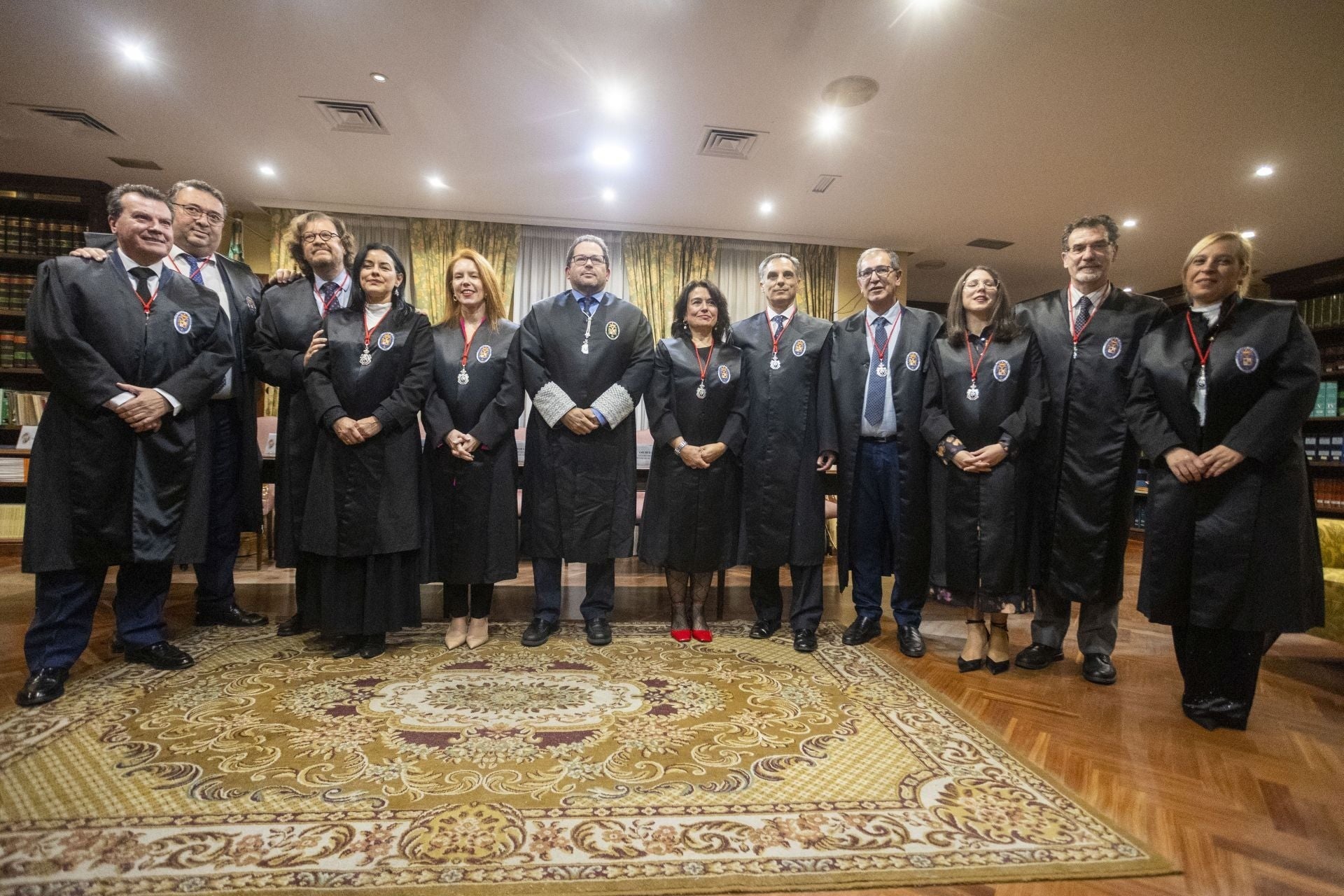 Integrantes de la nueva junta directiva del Colegio Oficial de Abogados de Cáceres. 