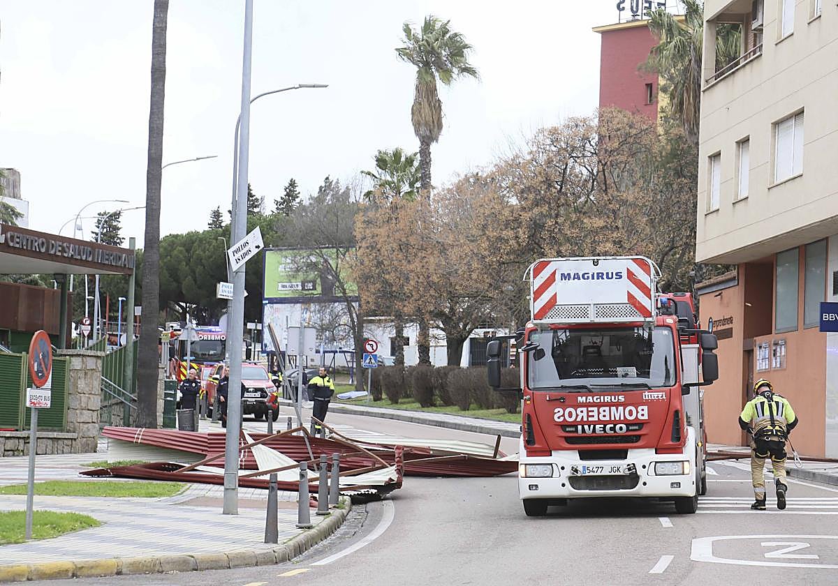 Fotos | Los efectos de la borrasca Herminia en Mérida