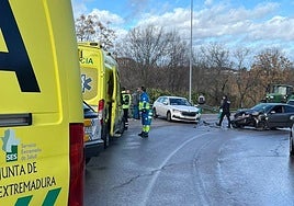 Imagen de los vehículos implicados en el accidente.