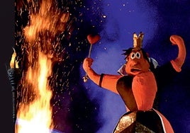 Detalle del cartel que ilustra la programación de Las Candelas de 2025.