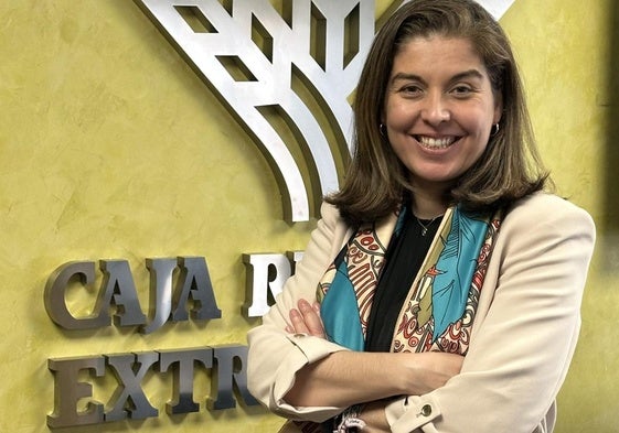 Rocío Morales, nueva directora general de Caja Rural de Extremadura.