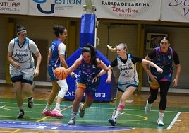 Cristina Lázaro, en el partido de la primera vuelta.