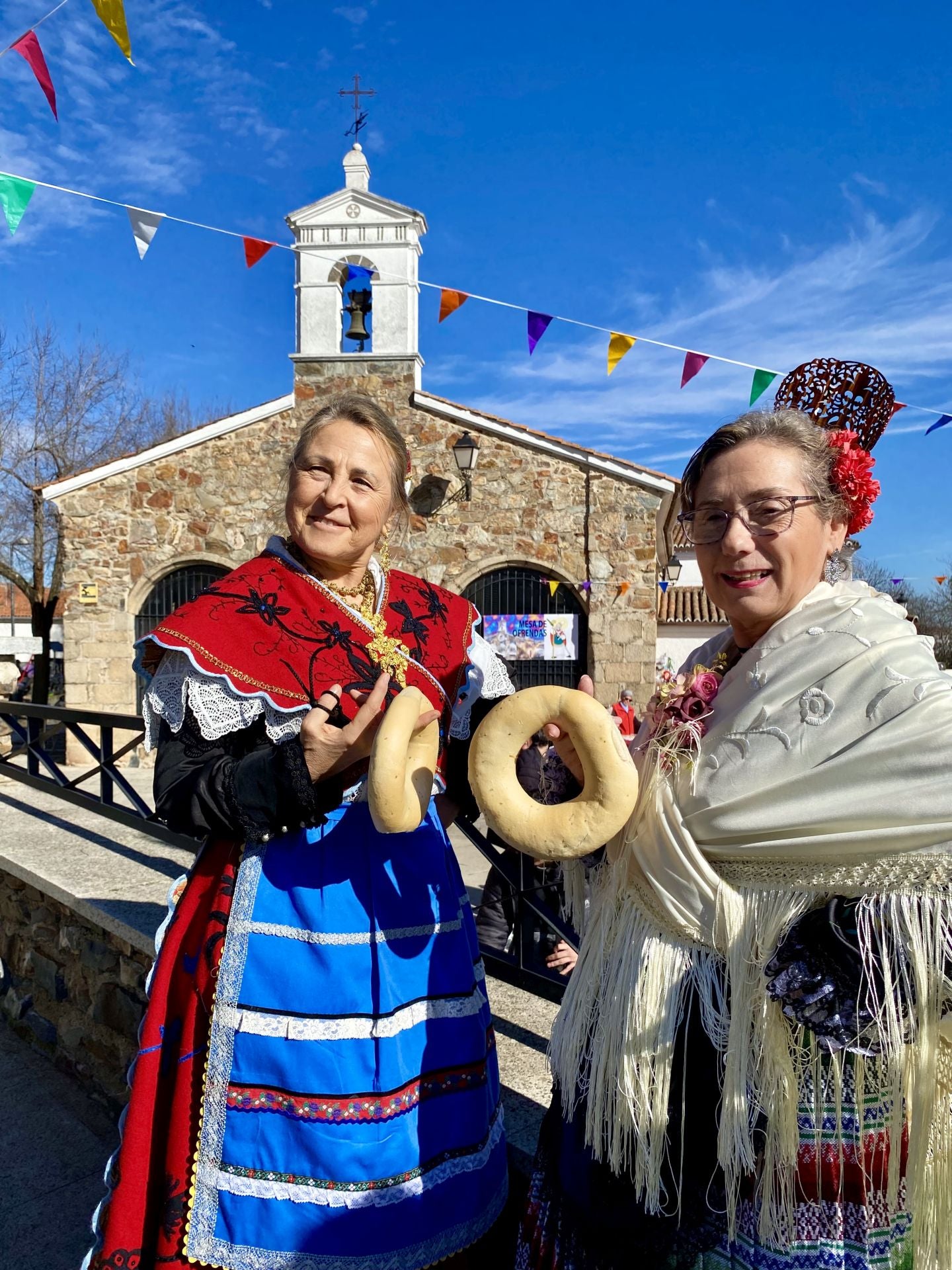 Las roscas de anís son toda una seña de identidad de la fiesta. 