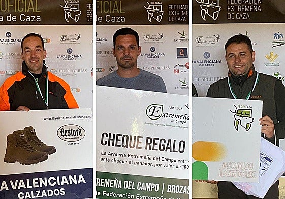 Ismael Sánchez, Óscar Matínez y César Reyes.