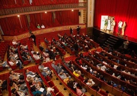 Interior del Gran Teatro de Cáceres.