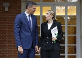 Pedro Sánchez y María Guardiola.