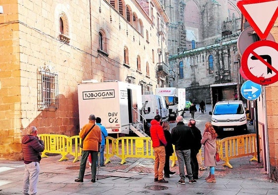 MasterChef bunkeriza la plaza de la Catedral de Plasencia