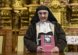 Sor Celina, en la presentación de su biografía.