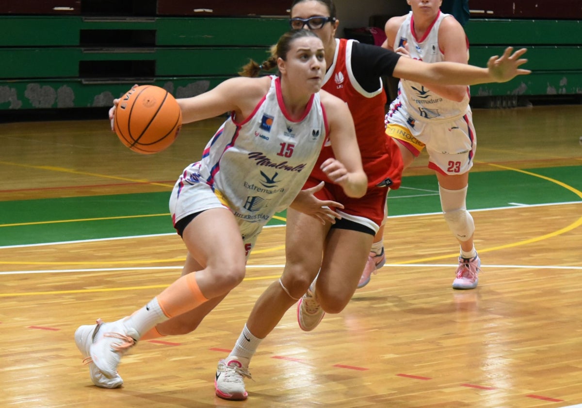 Leticia Conca, en el partido de la primera vuelta ante el Siglo XXI.