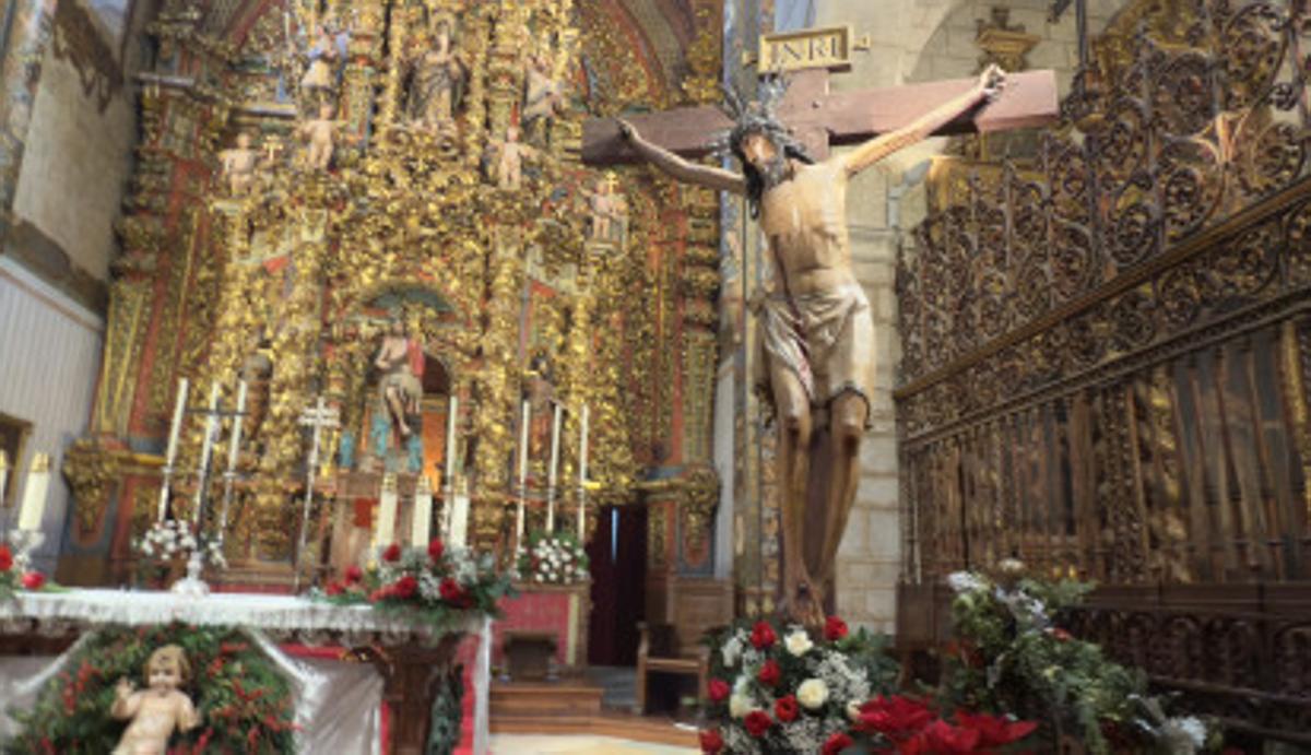 Cristo del Claustro perteneciente a la Santa Iglesia Catedral Metropolitana de Badajoz.