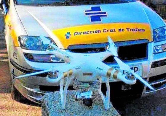 La DGT dispone de drones para vigilancia del tráfico.