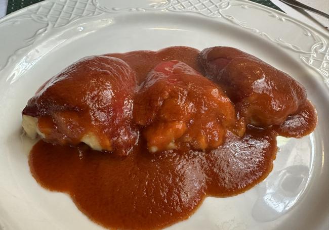 Pimientos del piquillo rellenos.