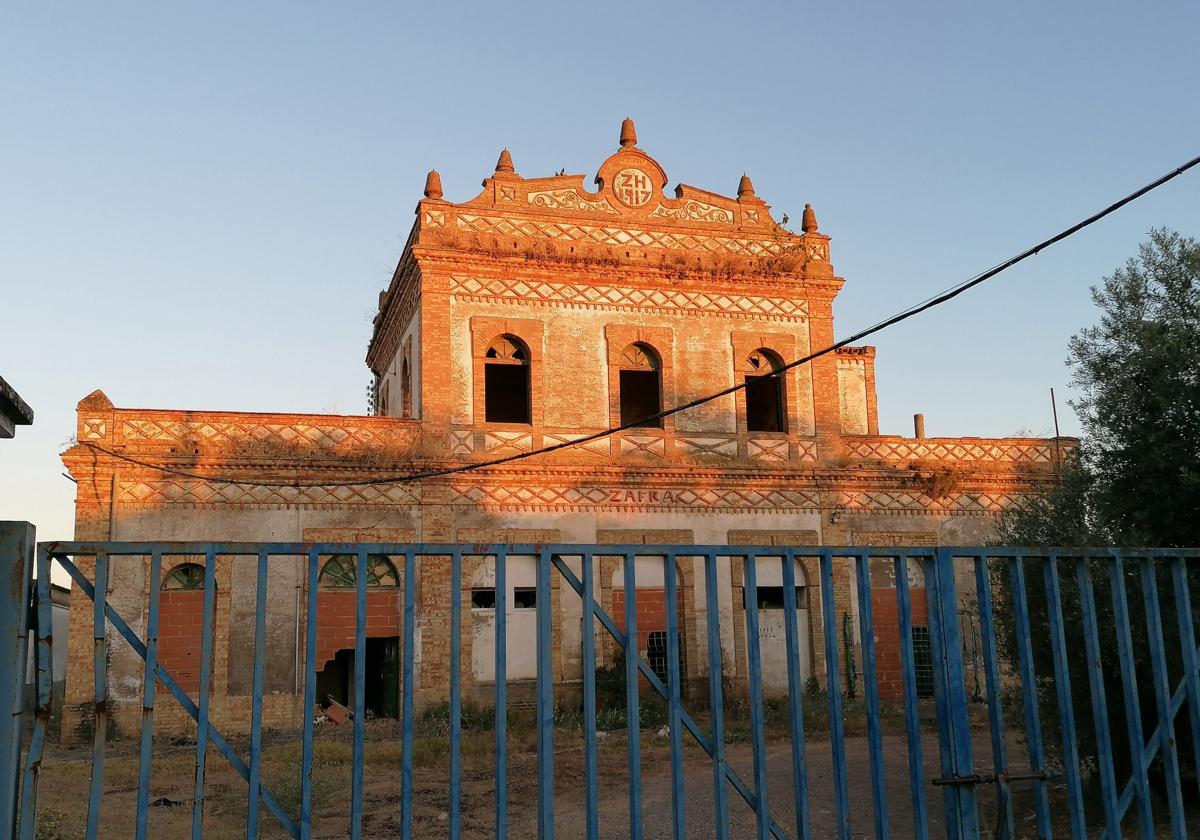 El edificio de la estación en la actualidad