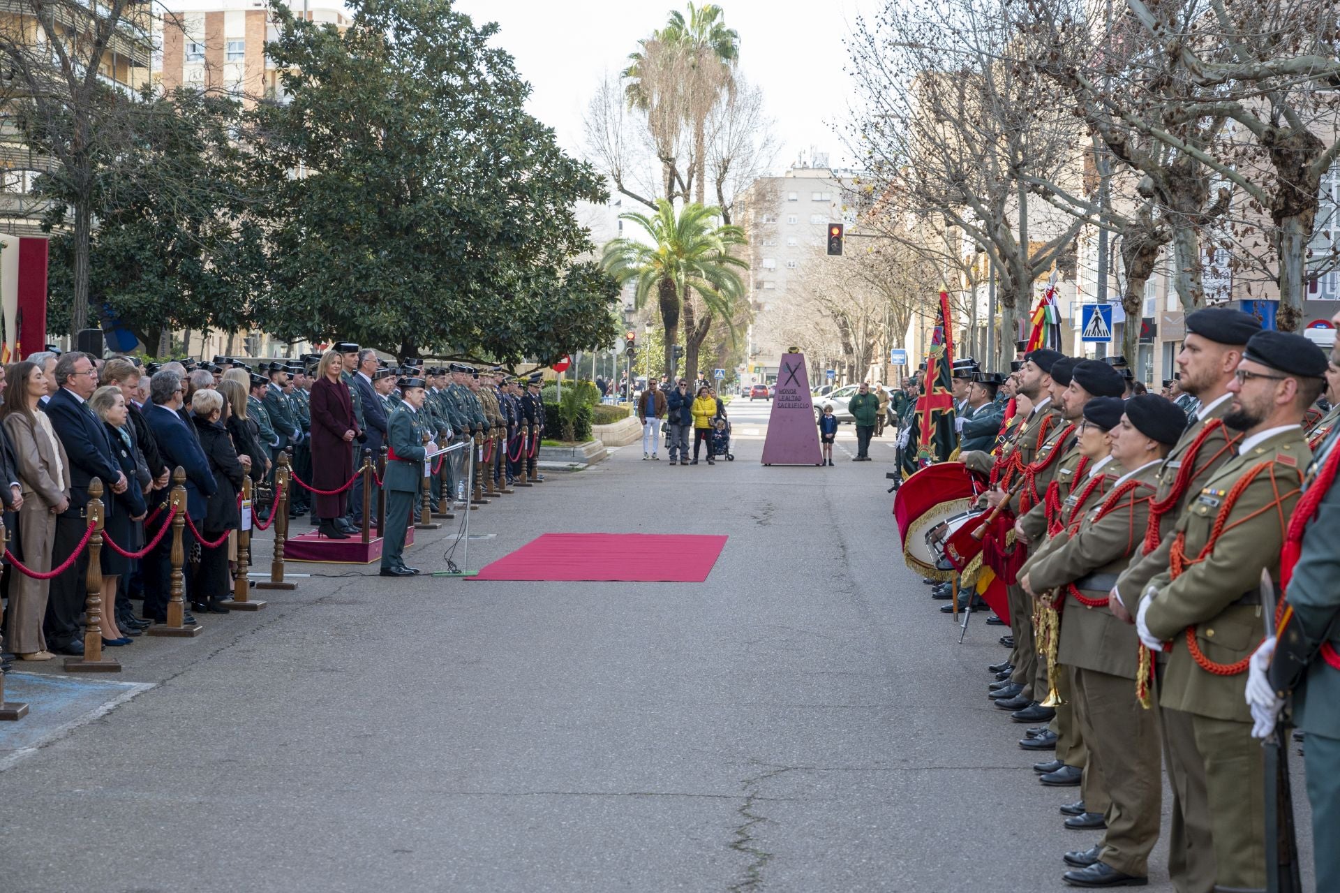 Toma de posesión de José Manuel Santiago Marín al frente de la Guardia Civil en Extremadura