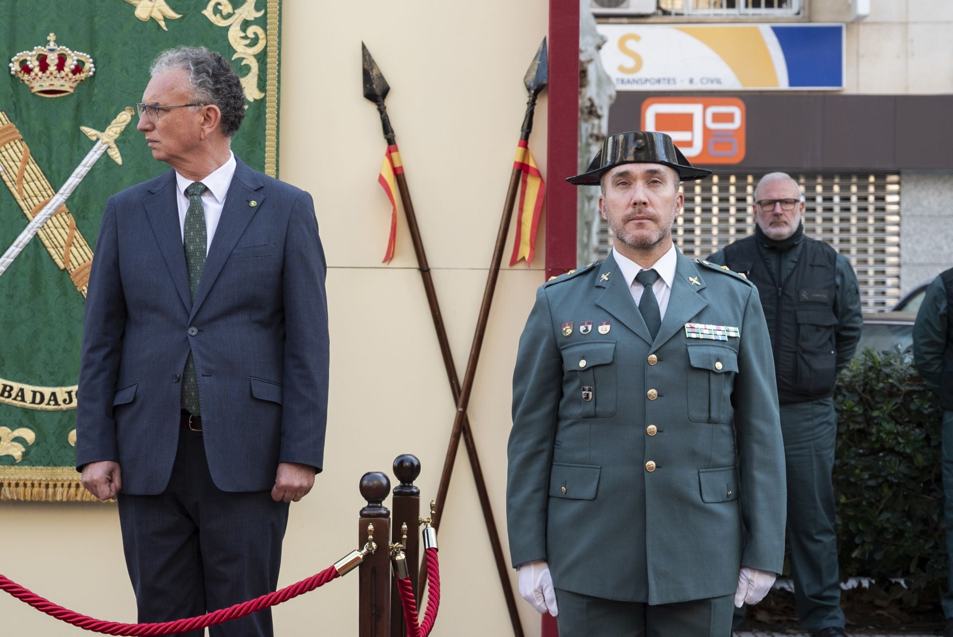 Toma de posesión de José Manuel Santiago Marín al frente de la Guardia Civil en Extremadura