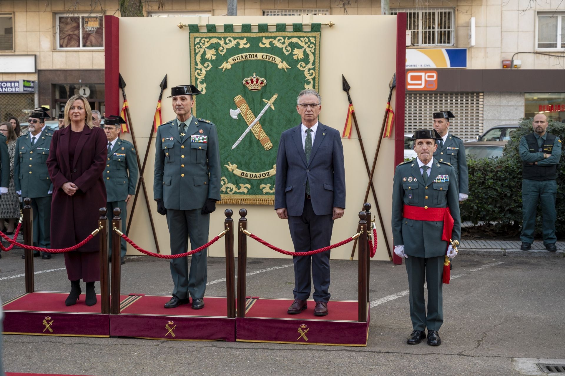 Toma de posesión de José Manuel Santiago Marín al frente de la Guardia Civil en Extremadura