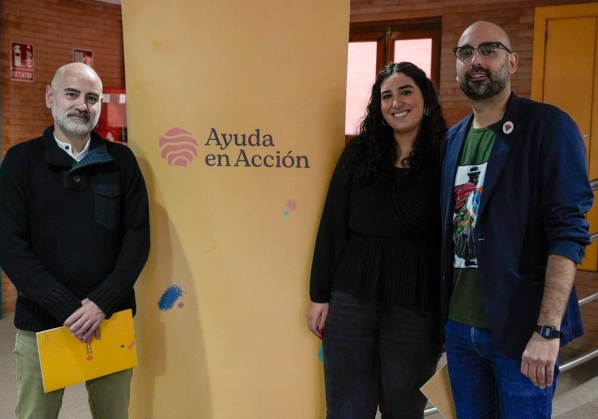 Jesús Izquierdo, Laura Iglesias y Ángel Calle.